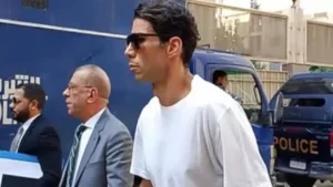 شريف إكرامي يدعم رمضان صبحي في جلسة المحاكمة بتهمة التزوير